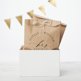 Ellesmere His Favourite Karft Favour Bags