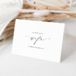 Ellesmere Letter To My Wife Wedding Day Card<br><div class="desc">The Ellesmere a letter to my wife on our wedding day card features a modern minimalist design on a white background for a clean and simple look. The script heading is an image that cannot be edited. All of the other text is fully editable. For more advanced customisation of this...</div>
