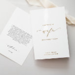 Ellesmere Letter To My Wife Wedding Day Card<br><div class="desc">The Ellesmere a letter to my wife on our wedding day card features a modern minimalist design on a white background for a clean and simple look. The script heading is an image that cannot be edited. All of the other text is fully editable. For more advanced customisation of this...</div>
