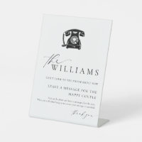 Ellesmere Minimal Wedding Audio Guestbook