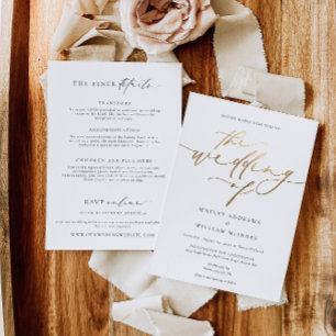 Ellesmere Minimalist Wedding and Details