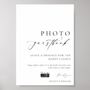 Ellesmere Modern Minimal Photo Guestbook