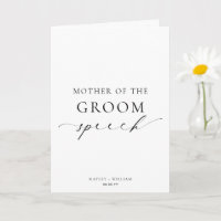 Ellesmere Mother Of The Groom Wedding Speech