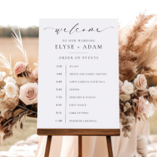 Ellesmere Order Of Events Welcome Poster