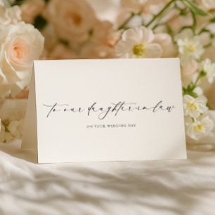 Ellesmere Our My Daughter-In-Law Wedding Day Card