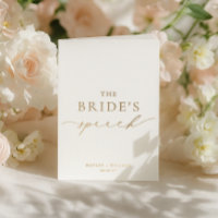 Ellesmere The Bride's Wedding Speech