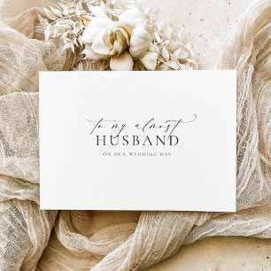 Ellesmere To My Almost Husband Wedding Day Card