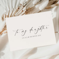 Ellesmere To My Daughter Wedding Day