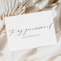 Ellesmere To My Groomsmaid Wedding Day