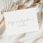 Ellesmere To My Maid Of Honour Wedding Day Foil Card<br><div class="desc">The Ellesmere wedding day card features a modern minimalist design on a white background for a clean and simple look. The script heading is an image that cannot be edited. All of the other text is fully editable. For more advanced customisation of this design, simply select the "Customise It" button...</div>