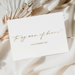 Ellesmere To My Man Of Honour Wedding Day Foil Card<br><div class="desc">The Ellesmere wedding day card features a modern minimalist design on a white background for a clean and simple look. The script heading is an image that cannot be edited. All of the other text is fully editable. For more advanced customisation of this design, simply select the "Customise It" button...</div>