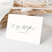 Ellesmere To My Mother Wedding Day