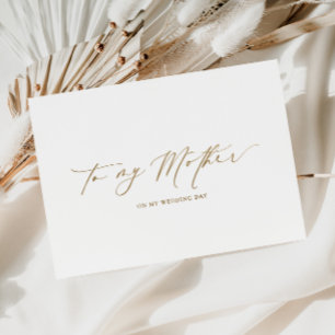 Ellesmere To My Mother Wedding Day Foil Card