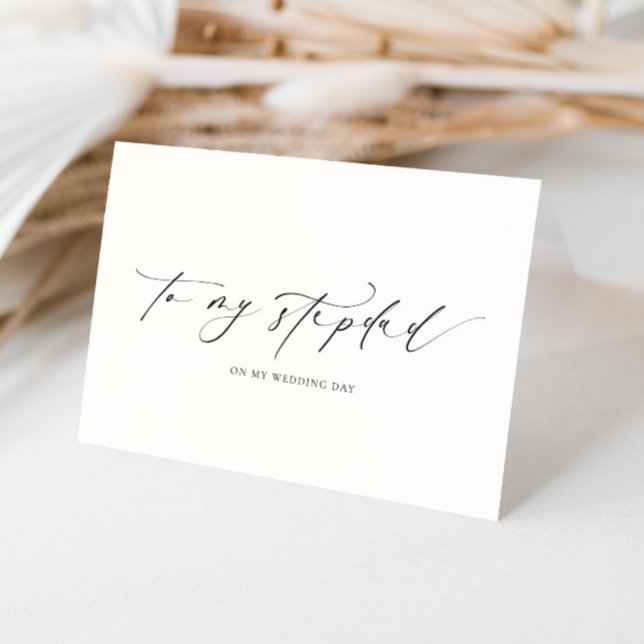 Ellesmere To My Stepdad Wedding Day Card (Creator Uploaded)