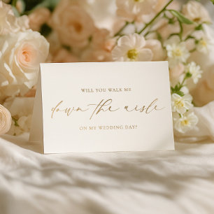 Ellesmere Walk Me Down The Aisle Proposal Foil Card