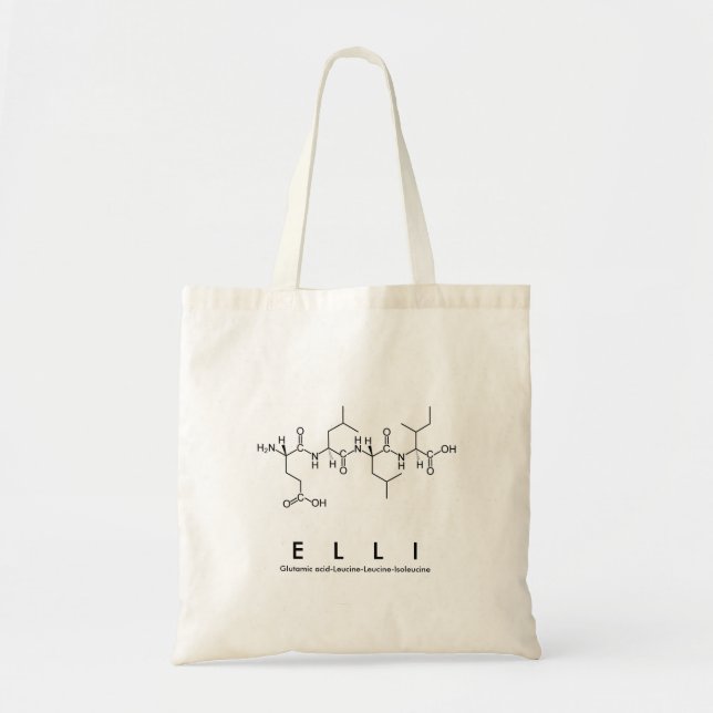 Elli peptide name bag (Front)