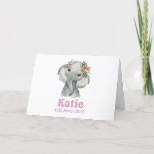 Ellie Birth Card