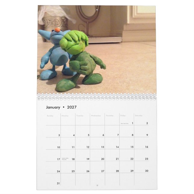 Ellie Castellanos' 2015 Wall Calendar (Jan 2027)