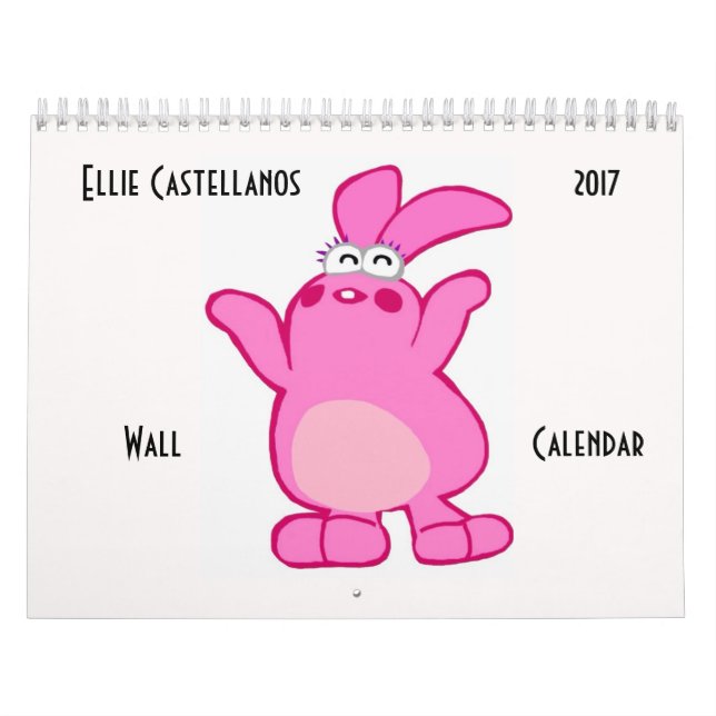 Ellie Castellanos 2017 Wall Calendar (Cover)