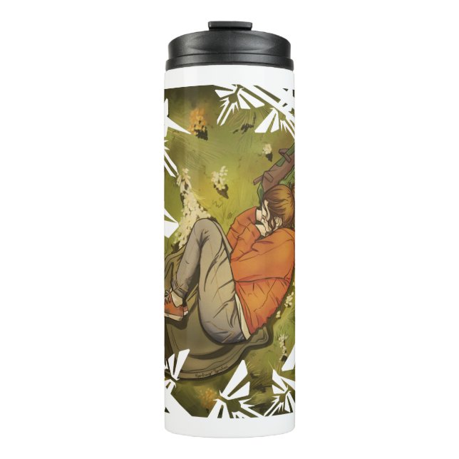 Ellie Having a Nap Thermal Tumbler (Front)