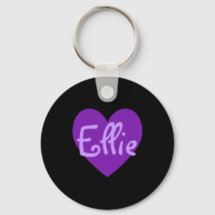 Ellie in Purple Key Ring