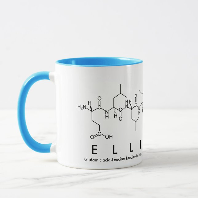 Ellie-Mae peptide name mug (Left)