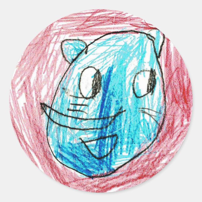 Ellie: Round Sticker (Front)