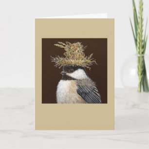 Ellie the chickadee card