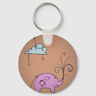 Ellie the Elephant Key Ring