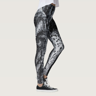 Ellie the Elephant Unique Wild Animal Portrait Art Leggings