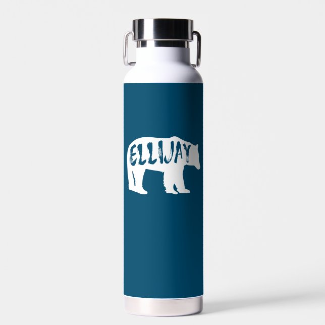Ellijay Georgia Bear Water Bottle (Front)
