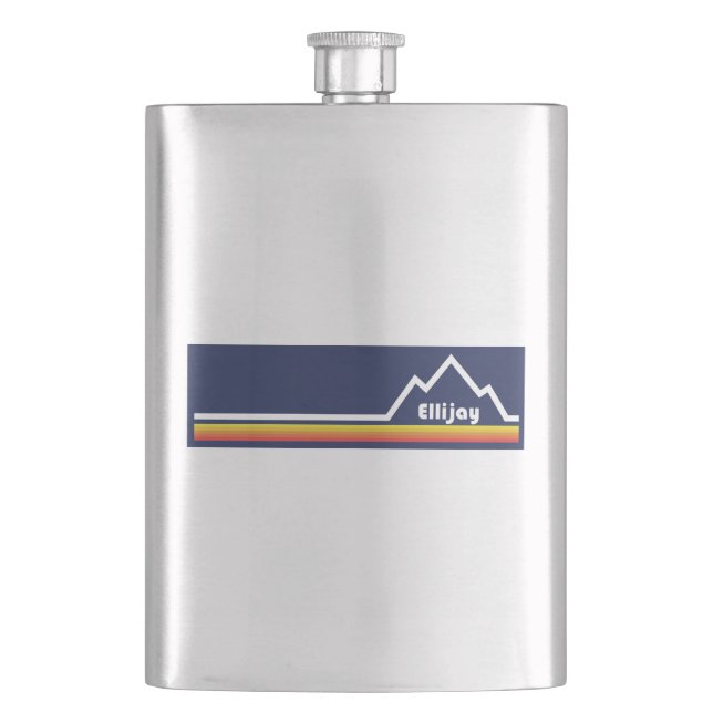 Ellijay Georgia Hip Flask (Front)