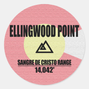 Ellingwood Point Classic Round Sticker