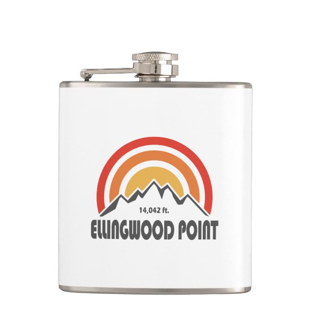 Ellingwood Point Hip Flask (Front)
