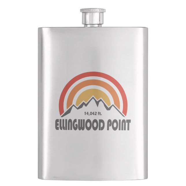Ellingwood Point Hip Flask (Front)