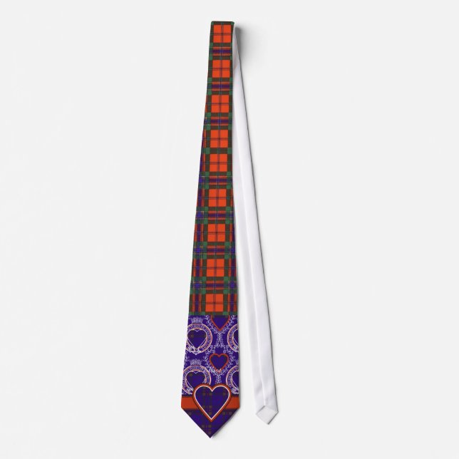 Elliot clan Plaid Scottish tartan Tie (Front)