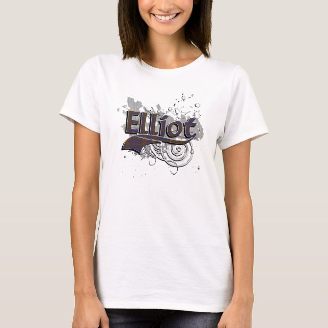 Elliot Grunge Tartan T-Shirt (Front)
