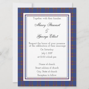Elliot Scottish Wedding Invitation