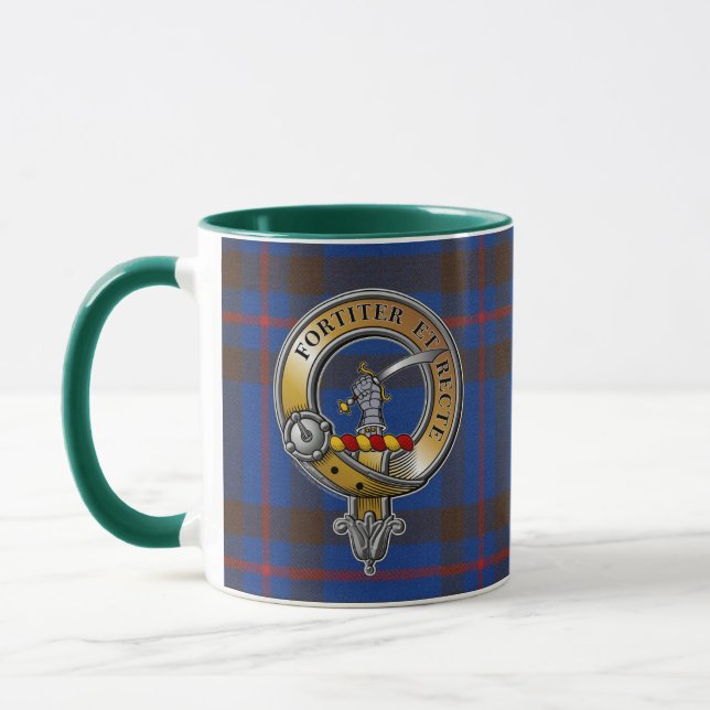 Elliot Tartan & Badge Mug (Left)
