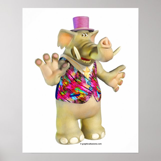 Elliot the Elephant Poster (Front)