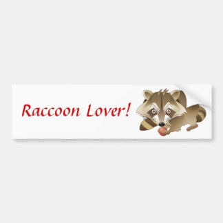 Elliot the Racoon Bumper Sticker