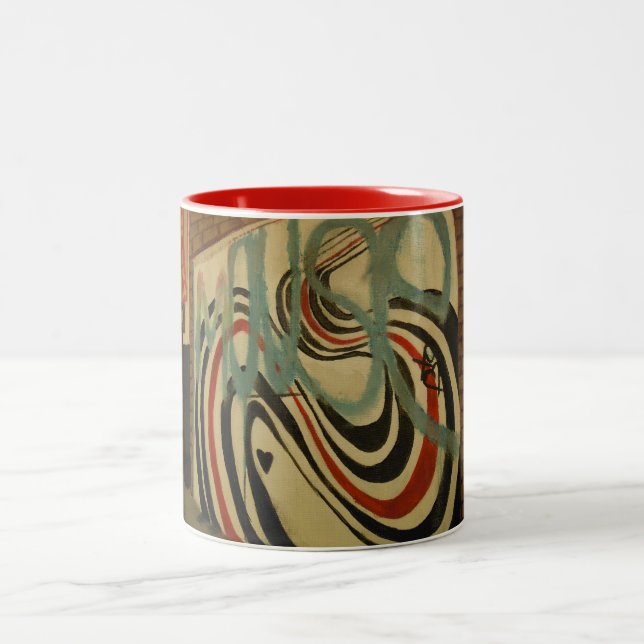 Elliott Smith Memorial Wall Two-Tone Coffee Mug (Center)