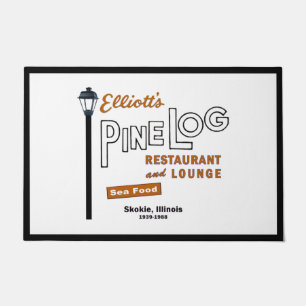 Elliott's Pine Log Restaurant, Skokie, IL. 1939-88 Doormat