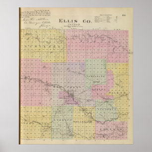 Ellis County, Kansas Poster