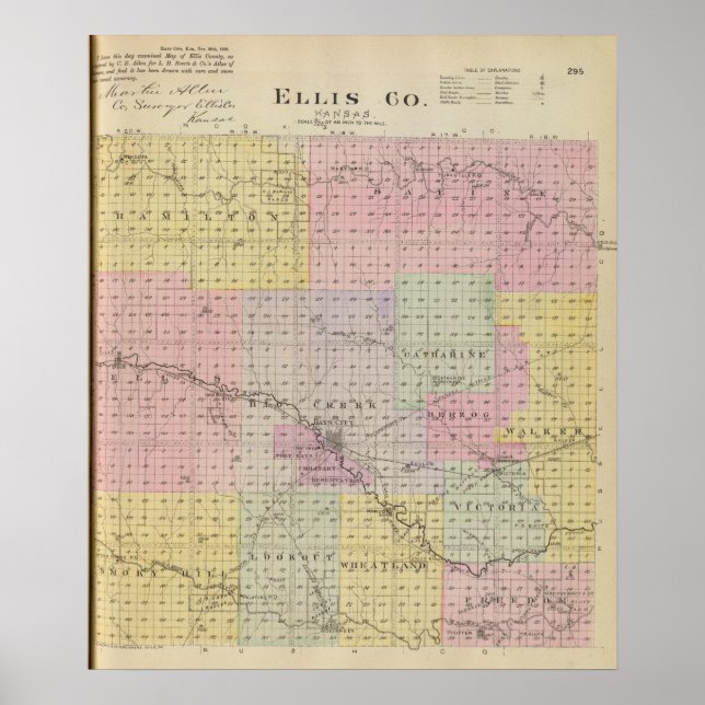 Ellis County, Kansas Poster (Front)