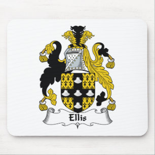 Ellis Family Crest Mouse Mat