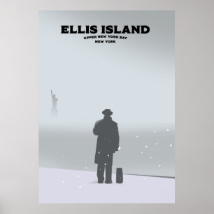 Ellis Island New York NYC Poster