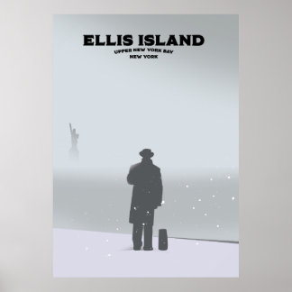 Ellis Island New York NYC Poster