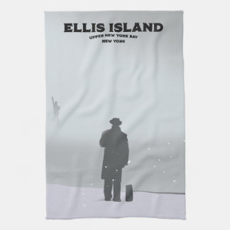 Ellis Island New York NYC Tea Towel