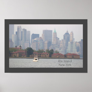 Ellis Island New York Poster